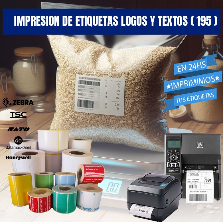 impresion de etiquetas logos y textos ( 195 )