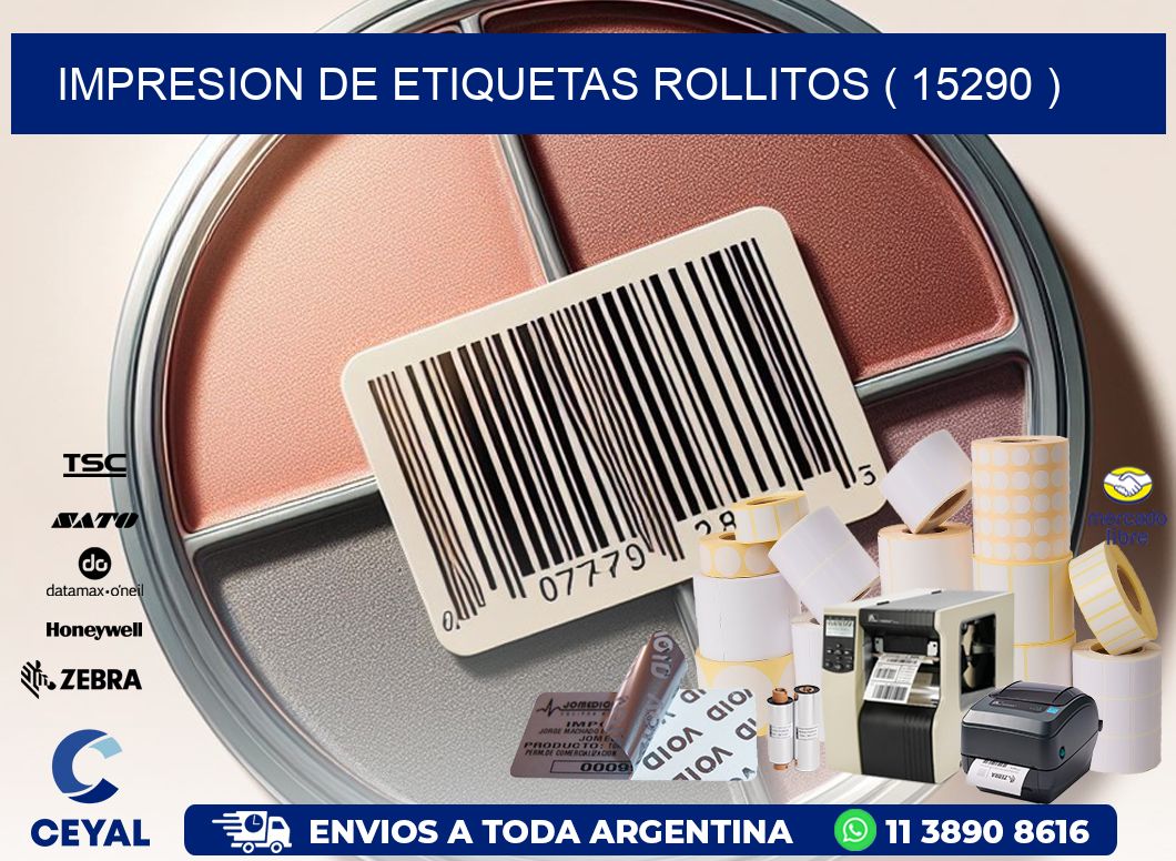 impresion de etiquetas rollitos ( 15290 )
