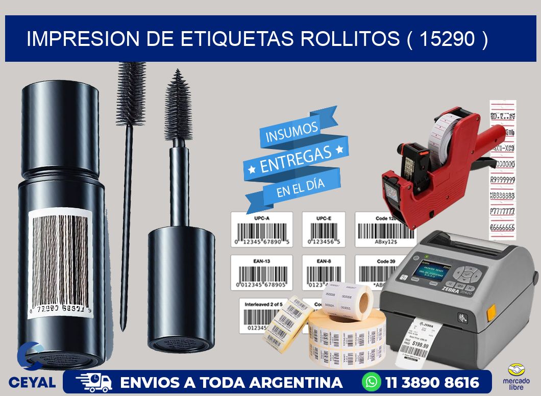 impresion de etiquetas rollitos ( 15290 )