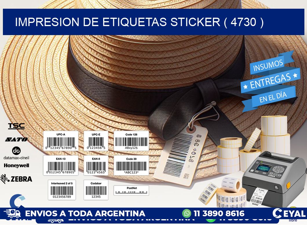 impresion de etiquetas sticker ( 4730 )