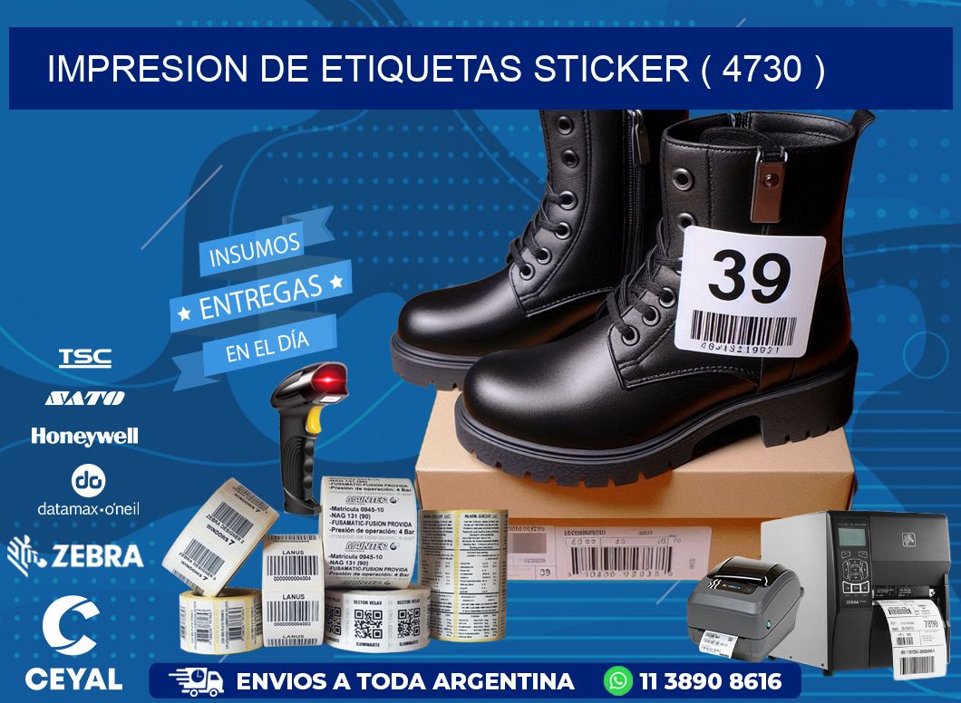 impresion de etiquetas sticker ( 4730 )