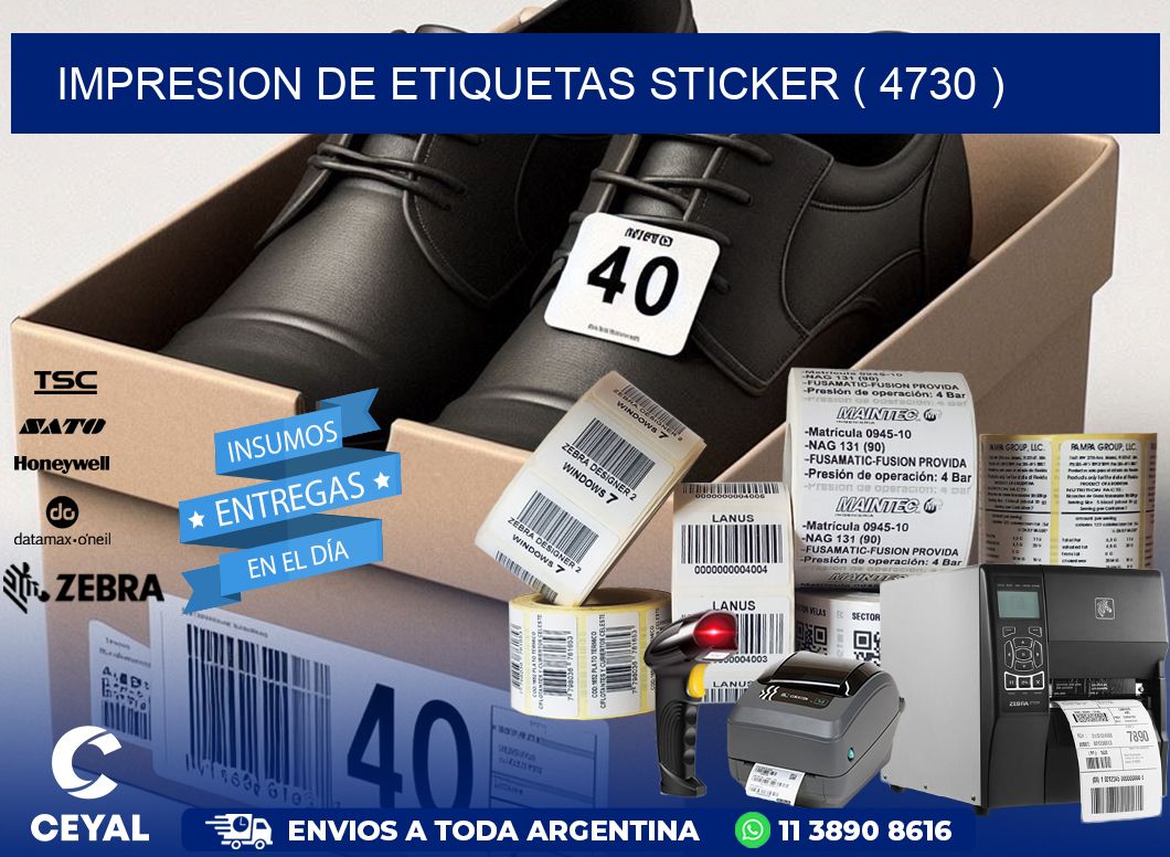 impresion de etiquetas sticker ( 4730 )