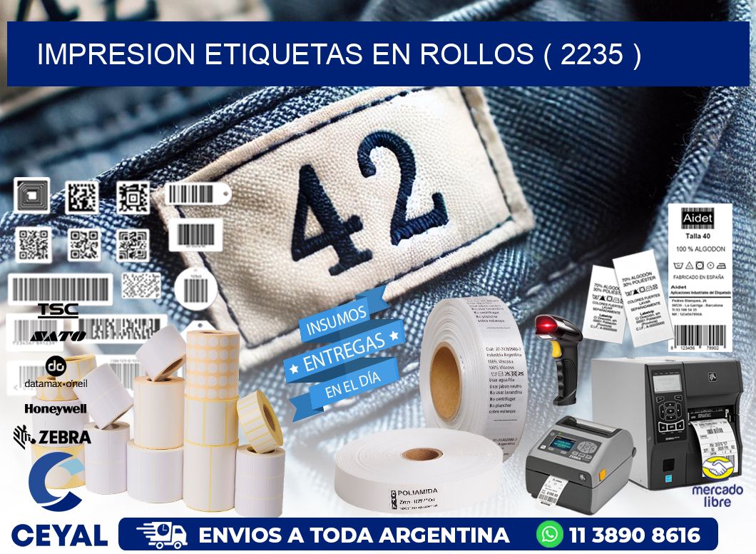 impresion etiquetas en rollos ( 2235 )