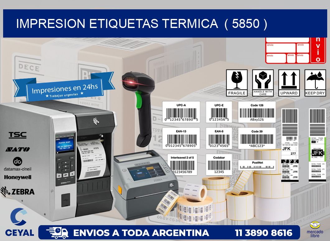 impresion etiquetas termica  ( 5850 )
