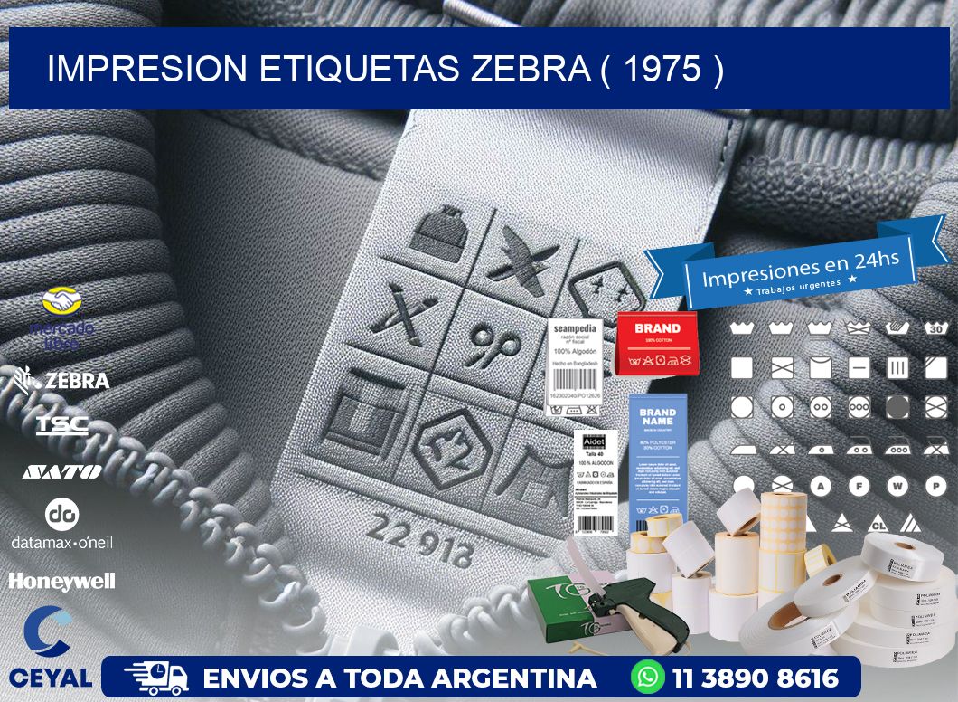 impresion etiquetas zebra ( 1975 )