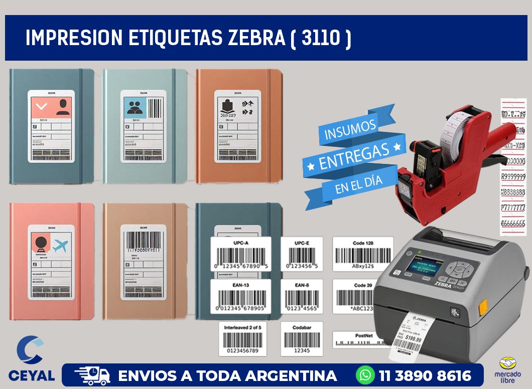 impresion etiquetas zebra ( 3110 )