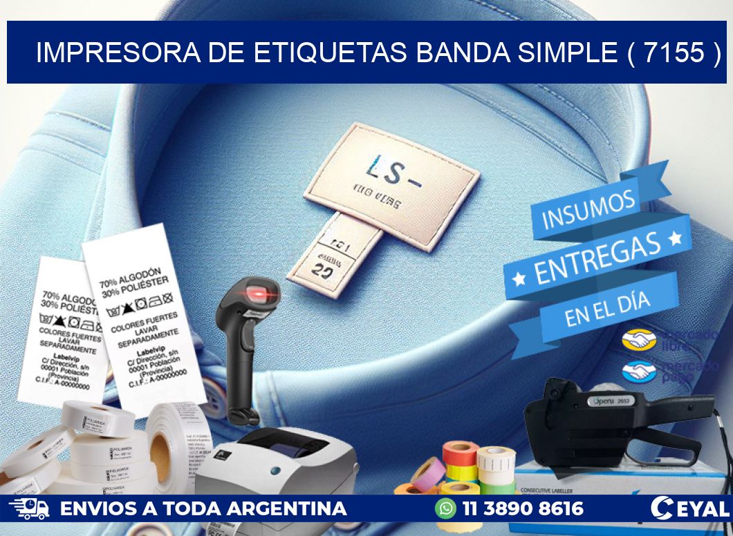 impresora de etiquetas banda simple ( 7155 )