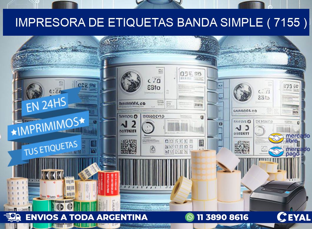 impresora de etiquetas banda simple ( 7155 )