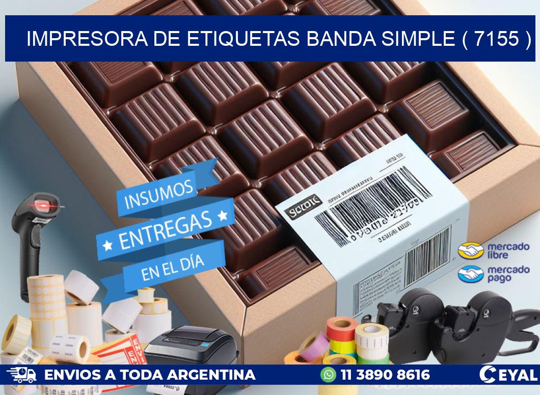 impresora de etiquetas banda simple ( 7155 )