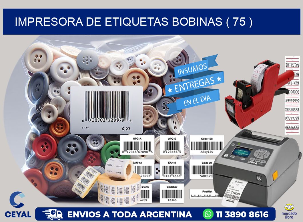 impresora de etiquetas bobinas ( 75 )