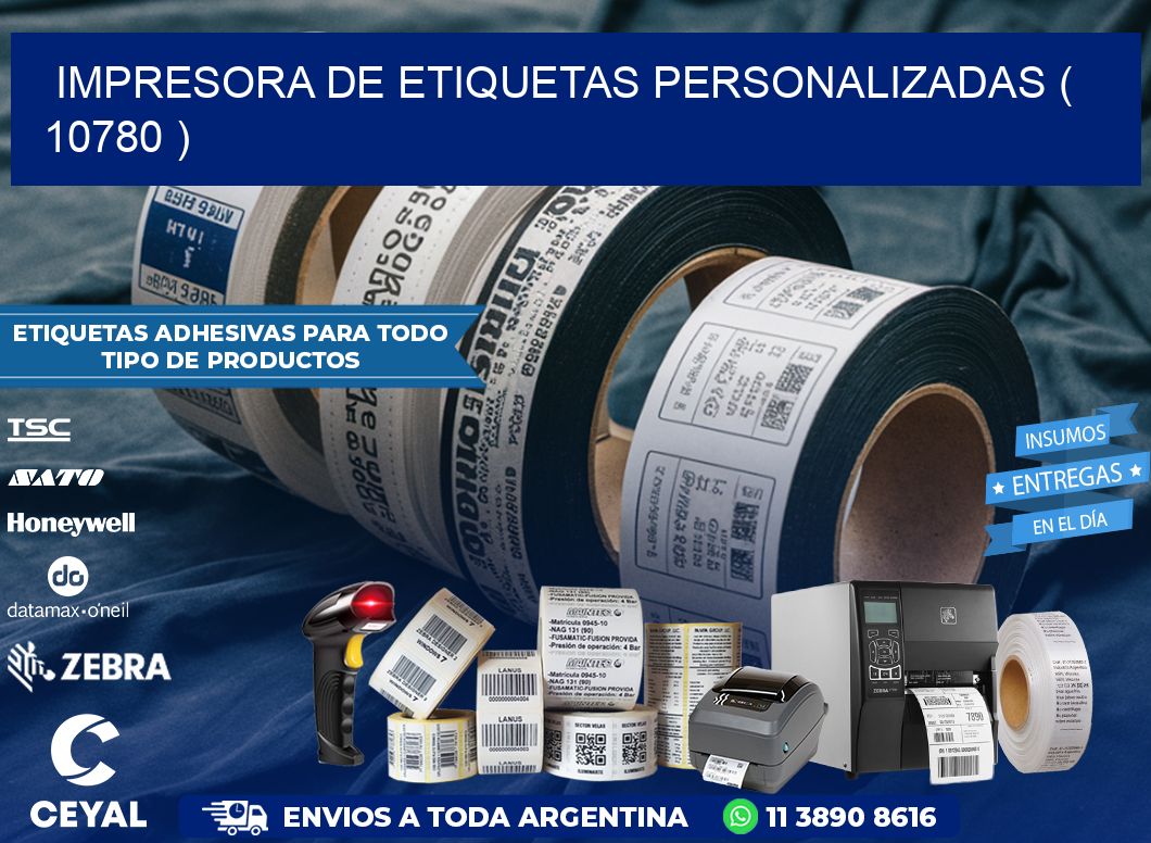 impresora de etiquetas personalizadas ( 10780 )