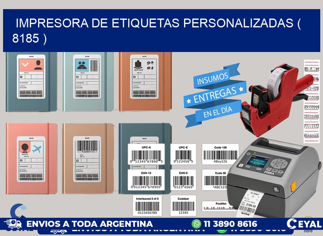 impresora de etiquetas personalizadas ( 8185 )