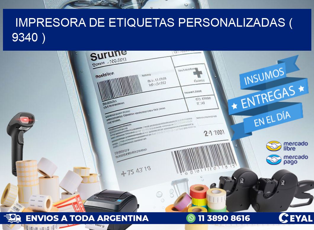 impresora de etiquetas personalizadas ( 9340 )