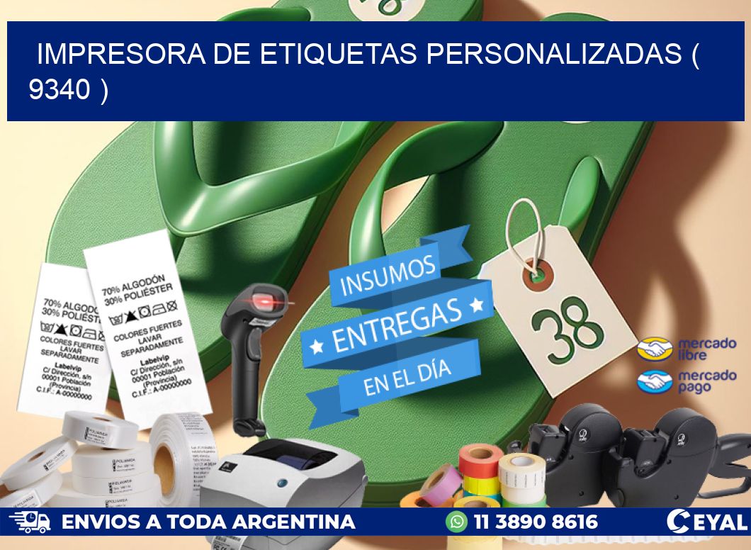 impresora de etiquetas personalizadas ( 9340 )