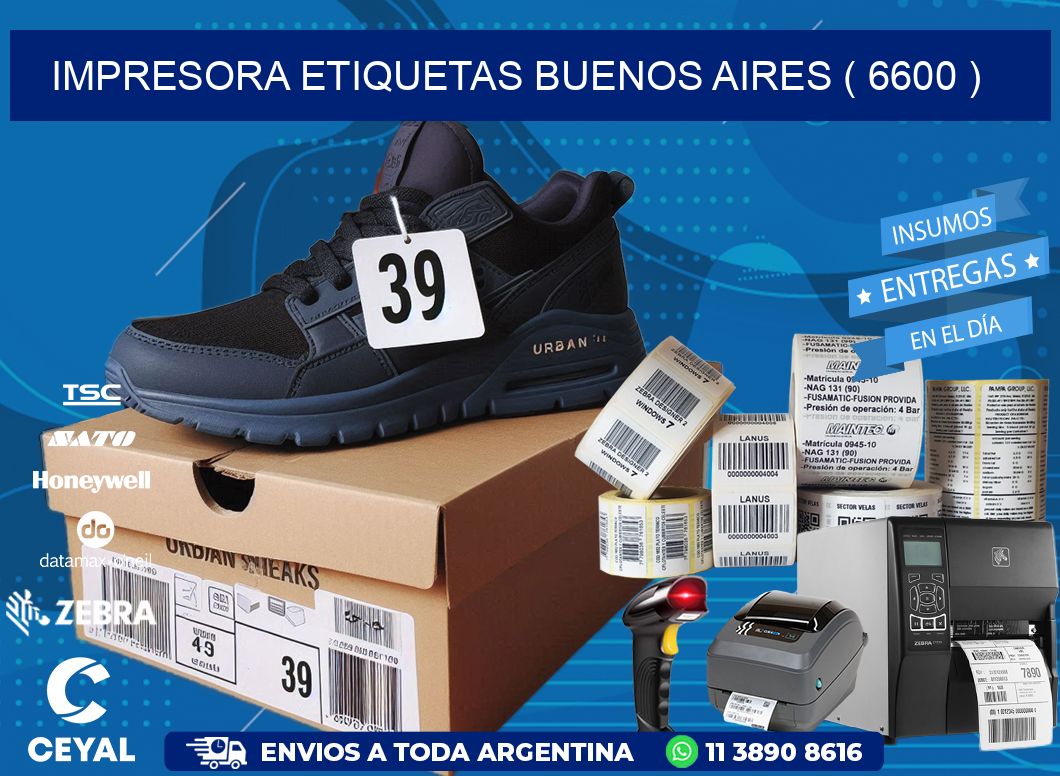 impresora etiquetas buenos aires ( 6600 )