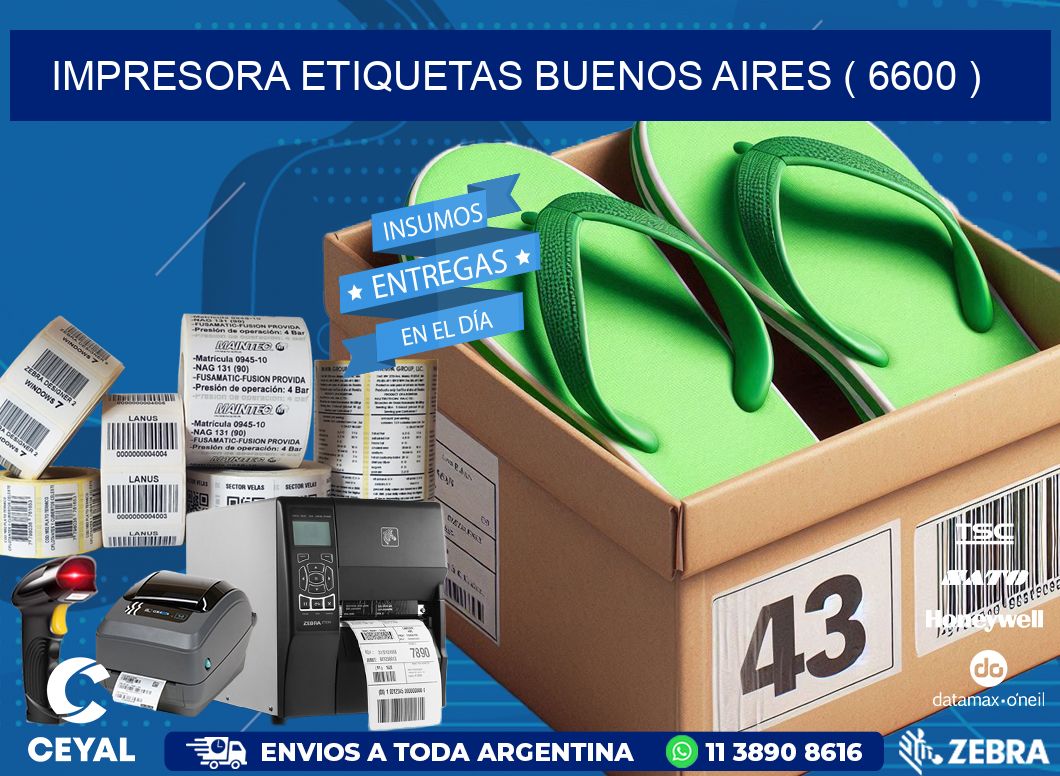 impresora etiquetas buenos aires ( 6600 )