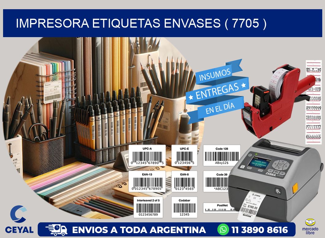 impresora etiquetas envases ( 7705 )