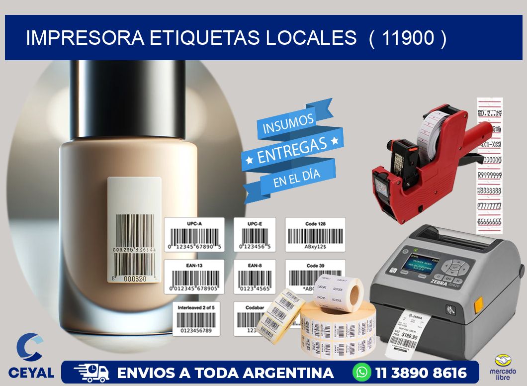 impresora etiquetas locales  ( 11900 )
