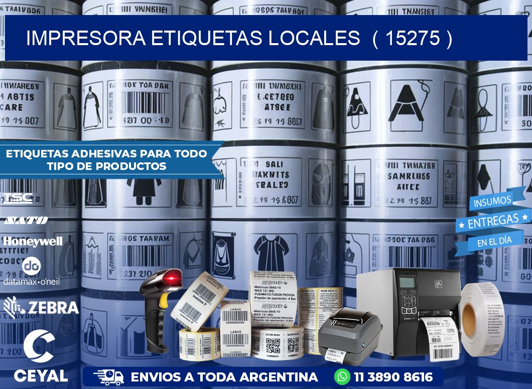 impresora etiquetas locales  ( 15275 )