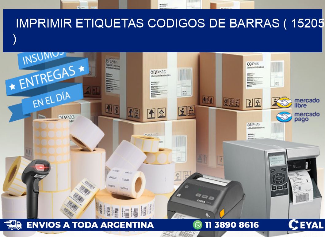 imprimir etiquetas codigos de barras ( 15205 )