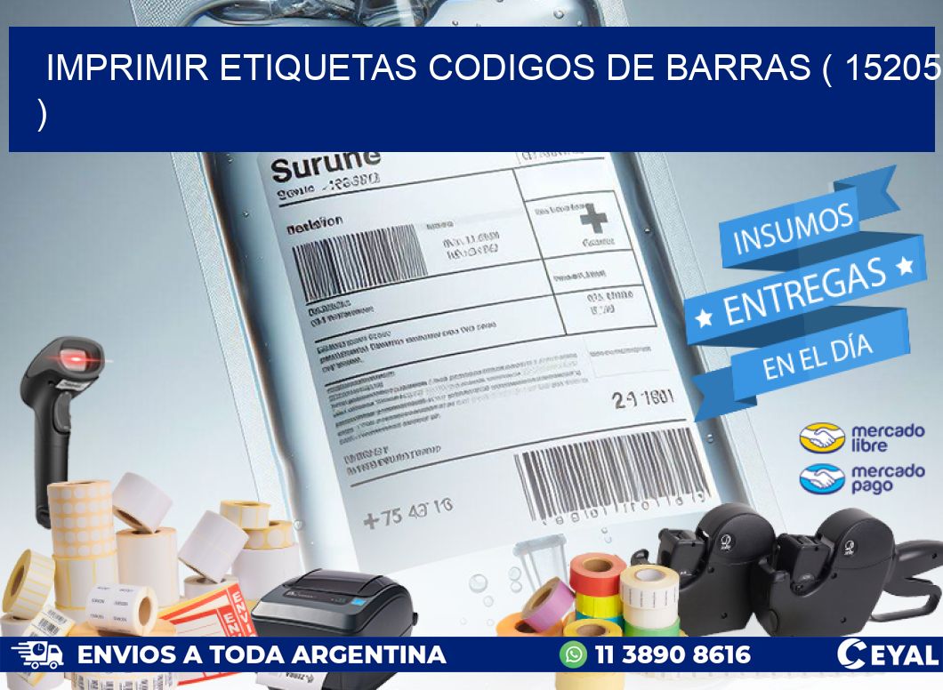 imprimir etiquetas codigos de barras ( 15205 )