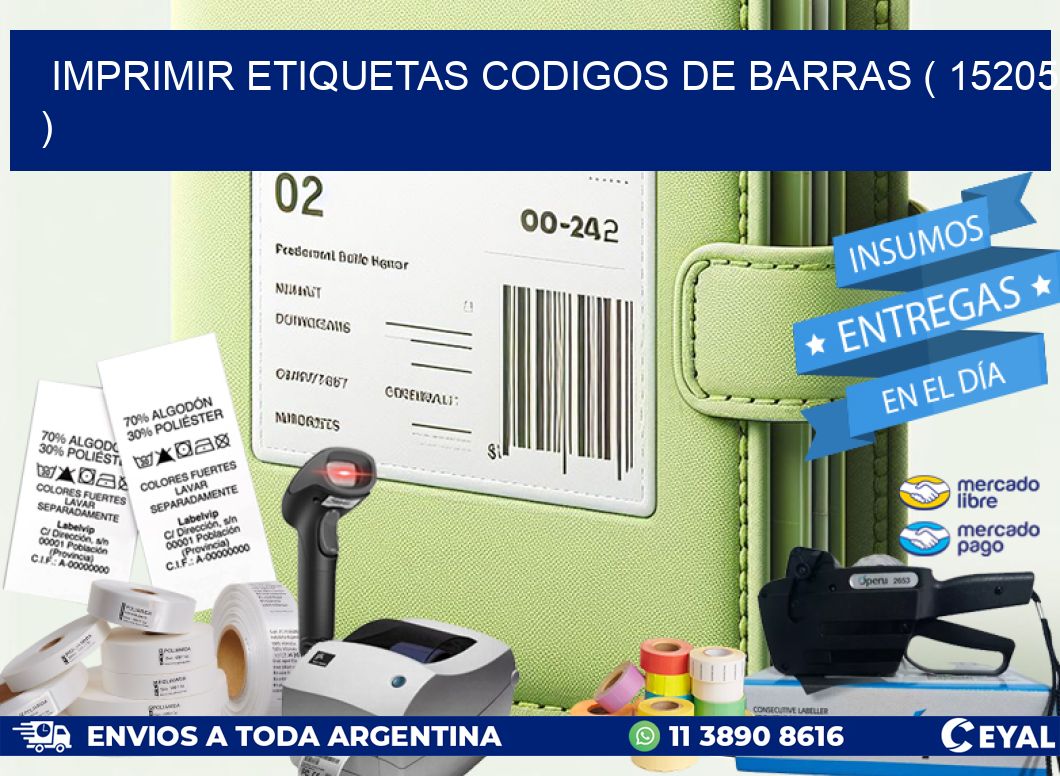 imprimir etiquetas codigos de barras ( 15205 )