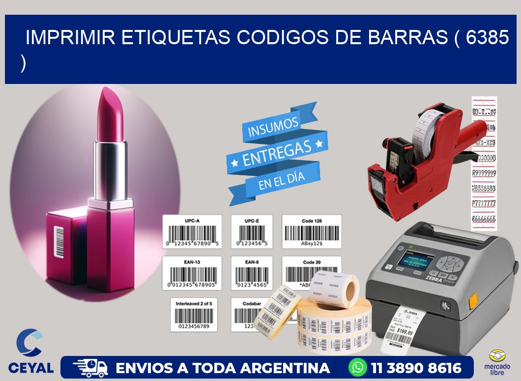 imprimir etiquetas codigos de barras ( 6385 )