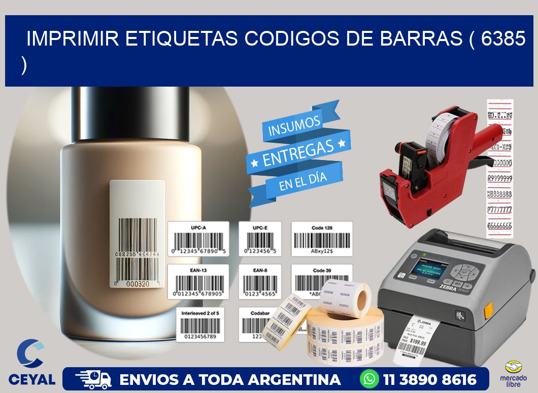 imprimir etiquetas codigos de barras ( 6385 )