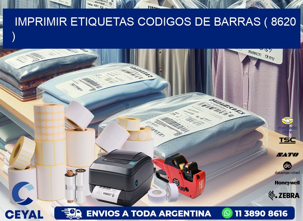 imprimir etiquetas codigos de barras ( 8620 )