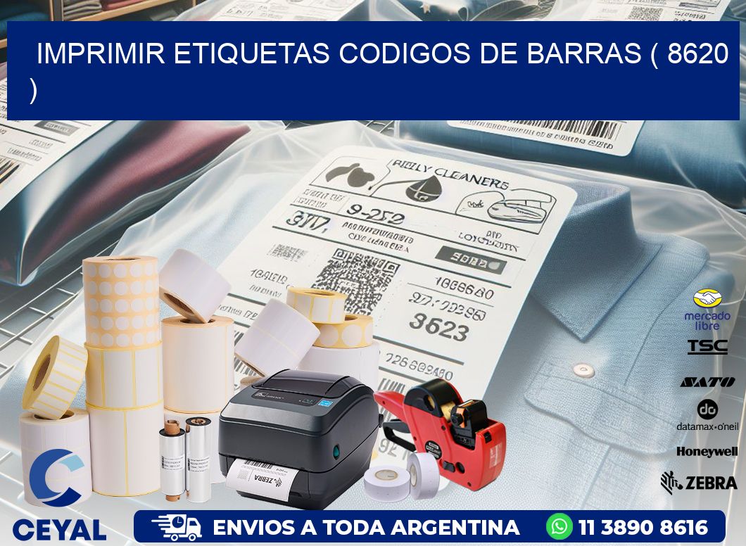 imprimir etiquetas codigos de barras ( 8620 )