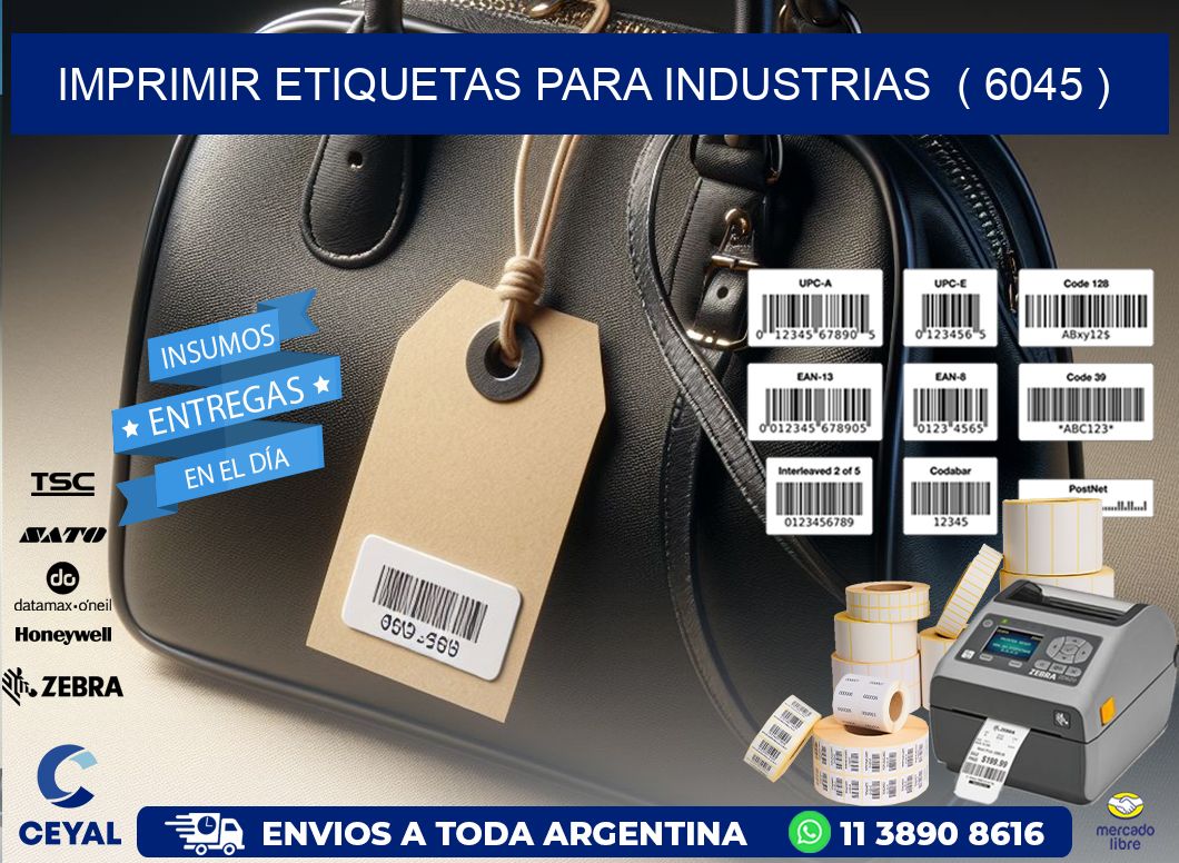 imprimir etiquetas para industrias  ( 6045 )