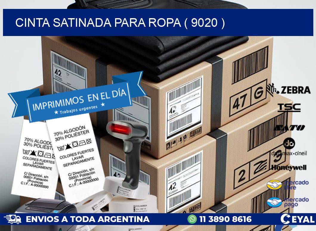 CINTA SATINADA PARA ROPA ( 9020 )