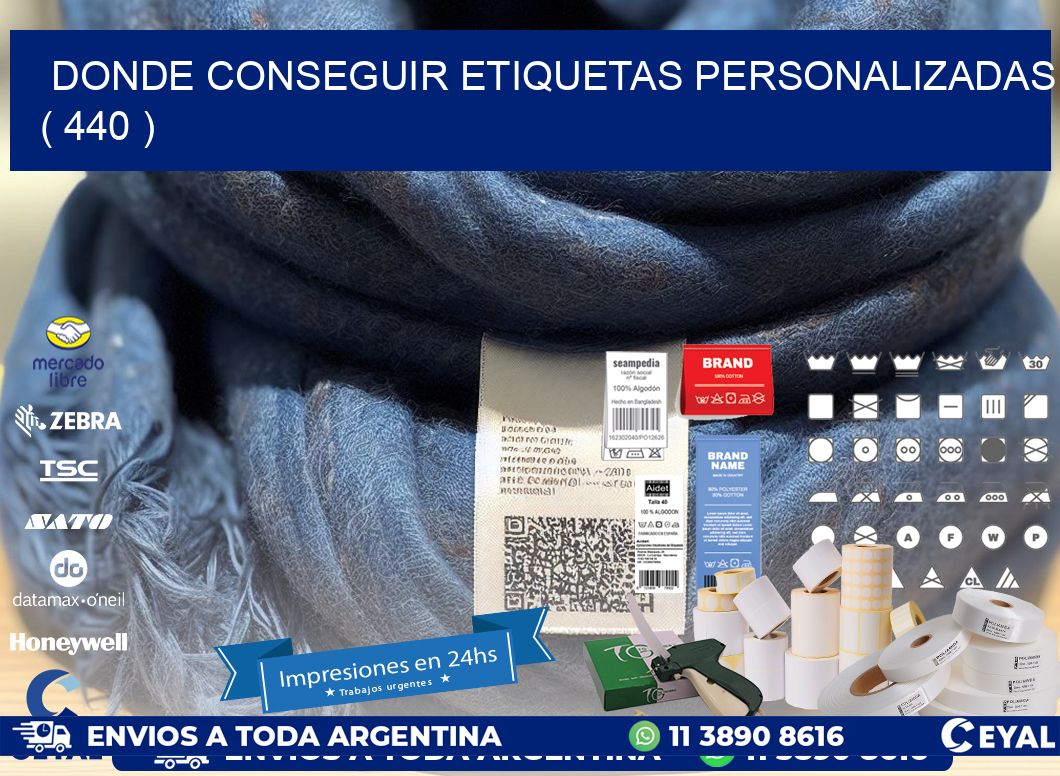 DONDE CONSEGUIR ETIQUETAS PERSONALIZADAS ( 440 )
