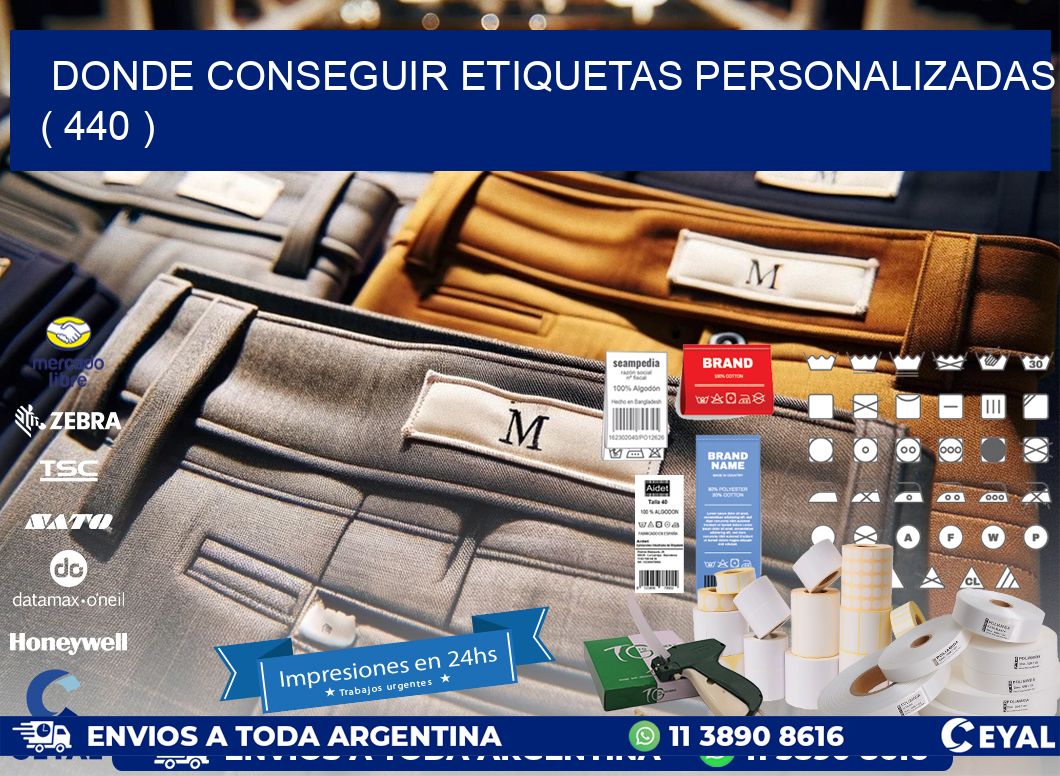 DONDE CONSEGUIR ETIQUETAS PERSONALIZADAS ( 440 )