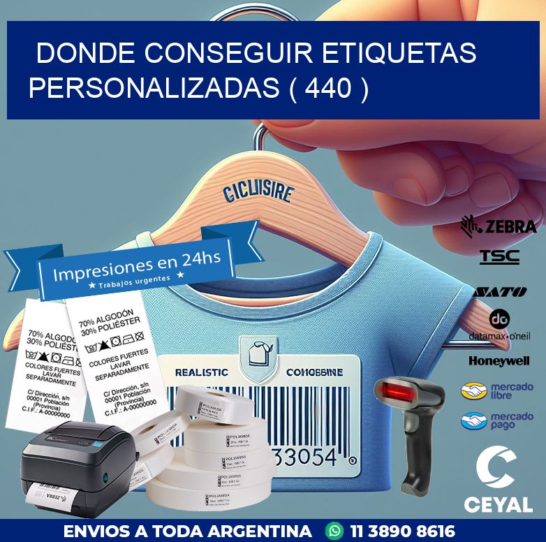 DONDE CONSEGUIR ETIQUETAS PERSONALIZADAS ( 440 )
