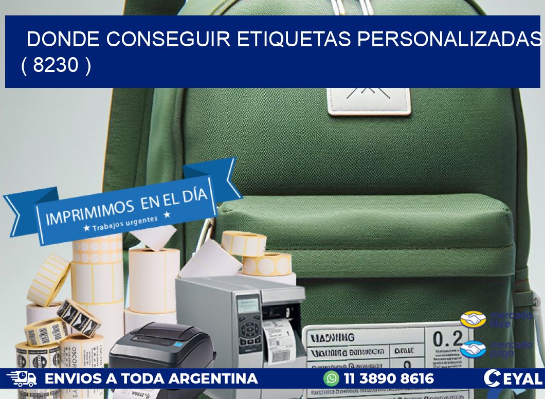 DONDE CONSEGUIR ETIQUETAS PERSONALIZADAS ( 8230 )