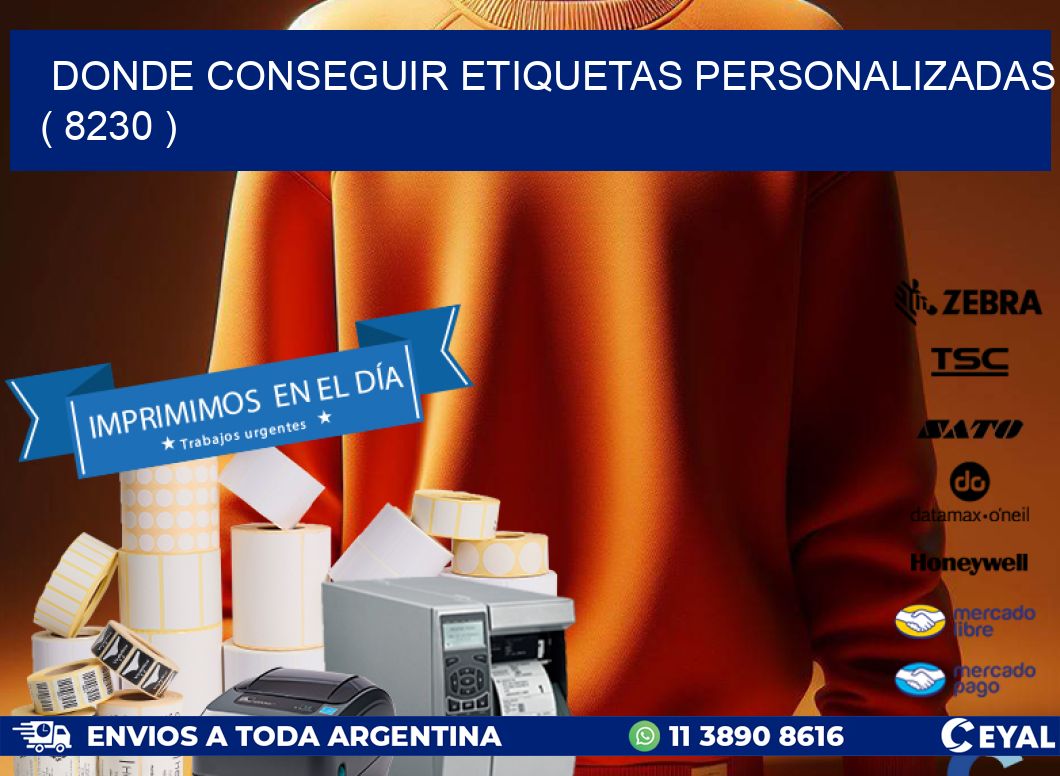 DONDE CONSEGUIR ETIQUETAS PERSONALIZADAS ( 8230 )