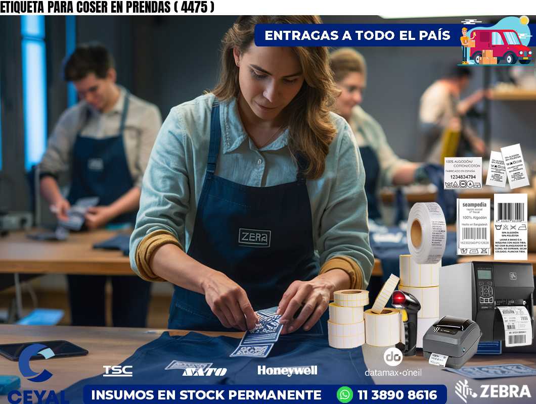 ETIQUETA PARA COSER EN PRENDAS ( 4475 )