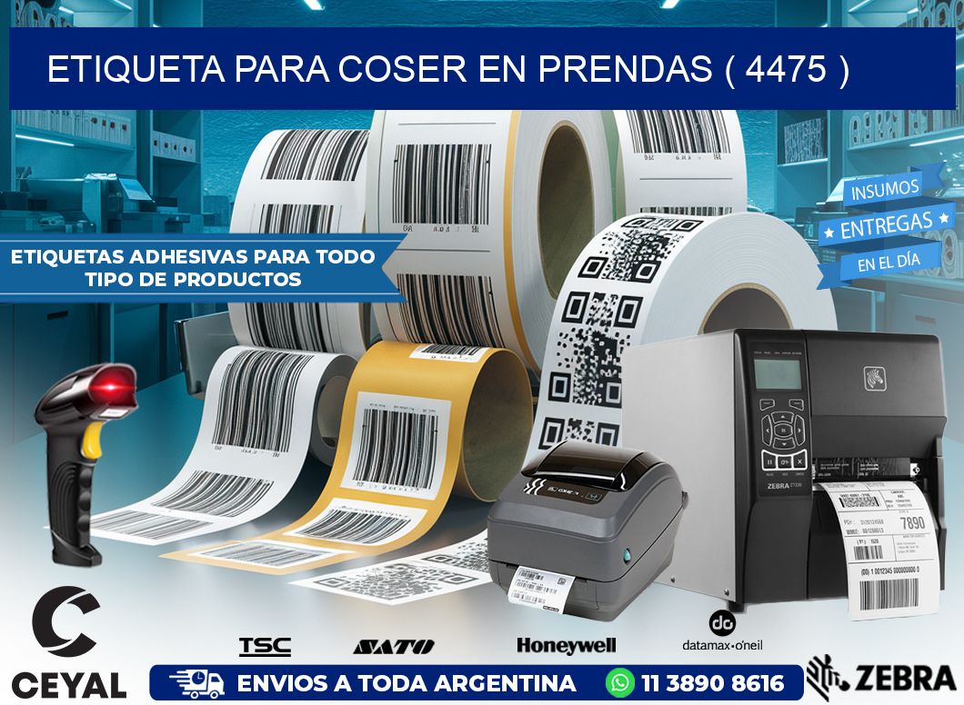 ETIQUETA PARA COSER EN PRENDAS ( 4475 )