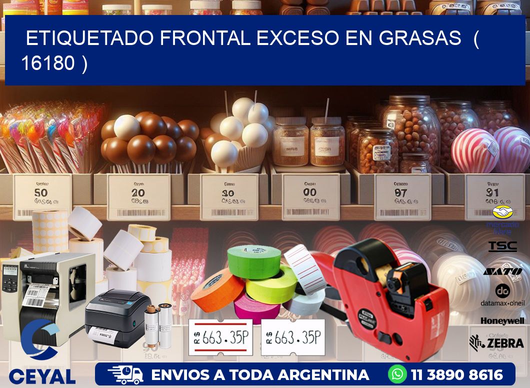 ETIQUETADO FRONTAL EXCESO EN GRASAS ( 16180 )