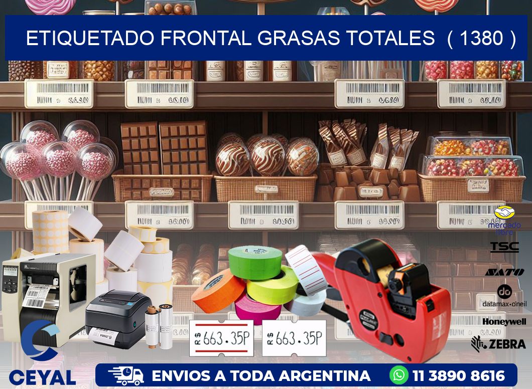 ETIQUETADO FRONTAL GRASAS TOTALES ( 1380 )