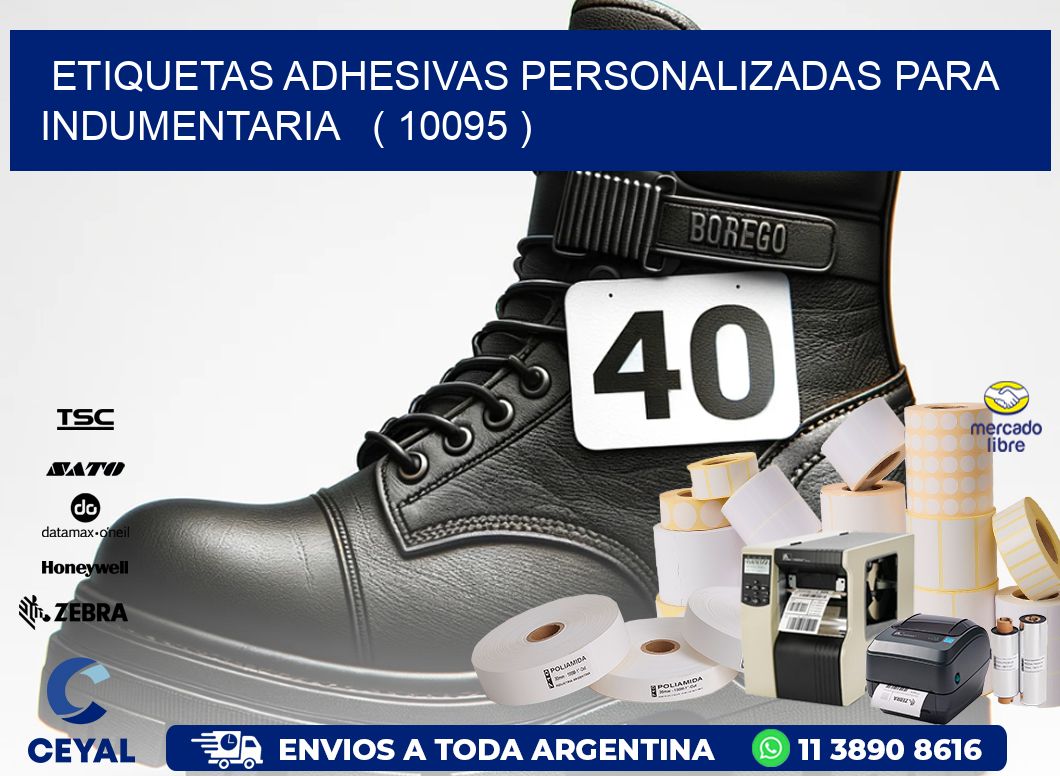 ETIQUETAS ADHESIVAS PERSONALIZADAS PARA INDUMENTARIA ( 10095 )