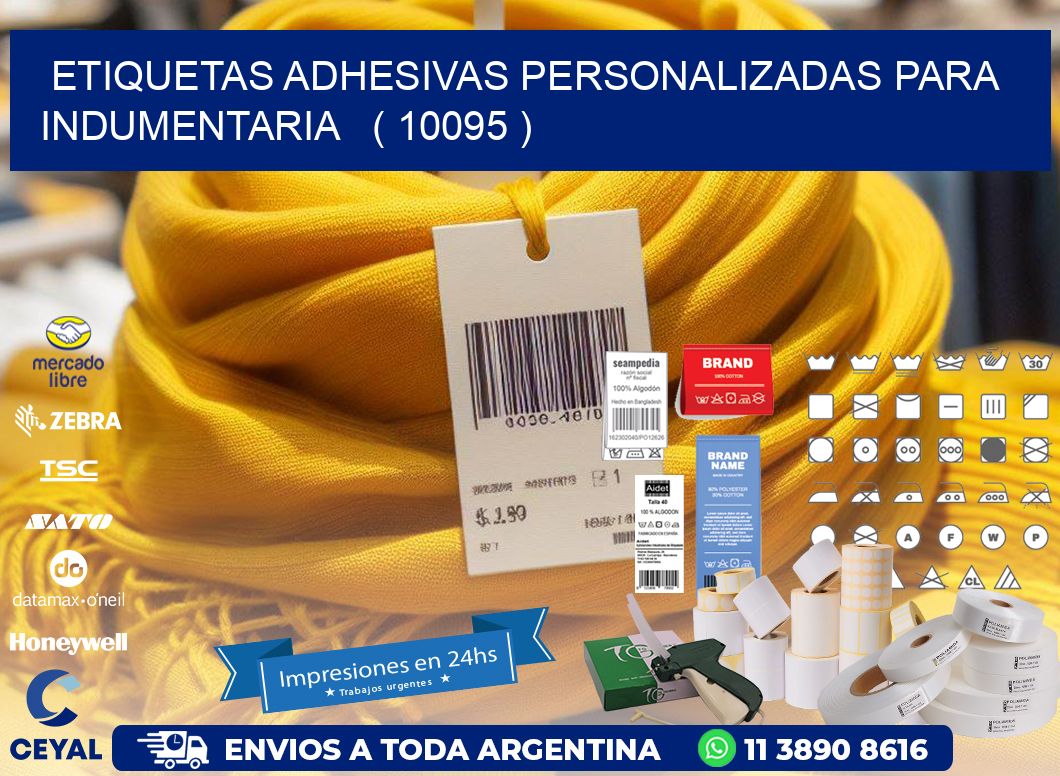 ETIQUETAS ADHESIVAS PERSONALIZADAS PARA INDUMENTARIA ( 10095 )