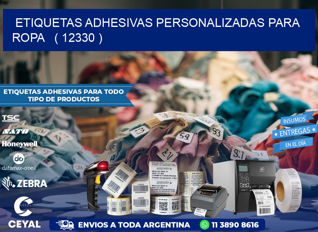 ETIQUETAS ADHESIVAS PERSONALIZADAS PARA ROPA   ( 12330 )