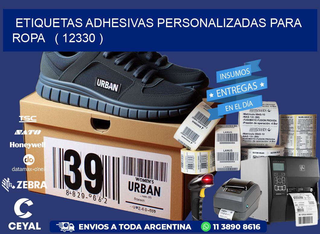 ETIQUETAS ADHESIVAS PERSONALIZADAS PARA ROPA ( 12330 )
