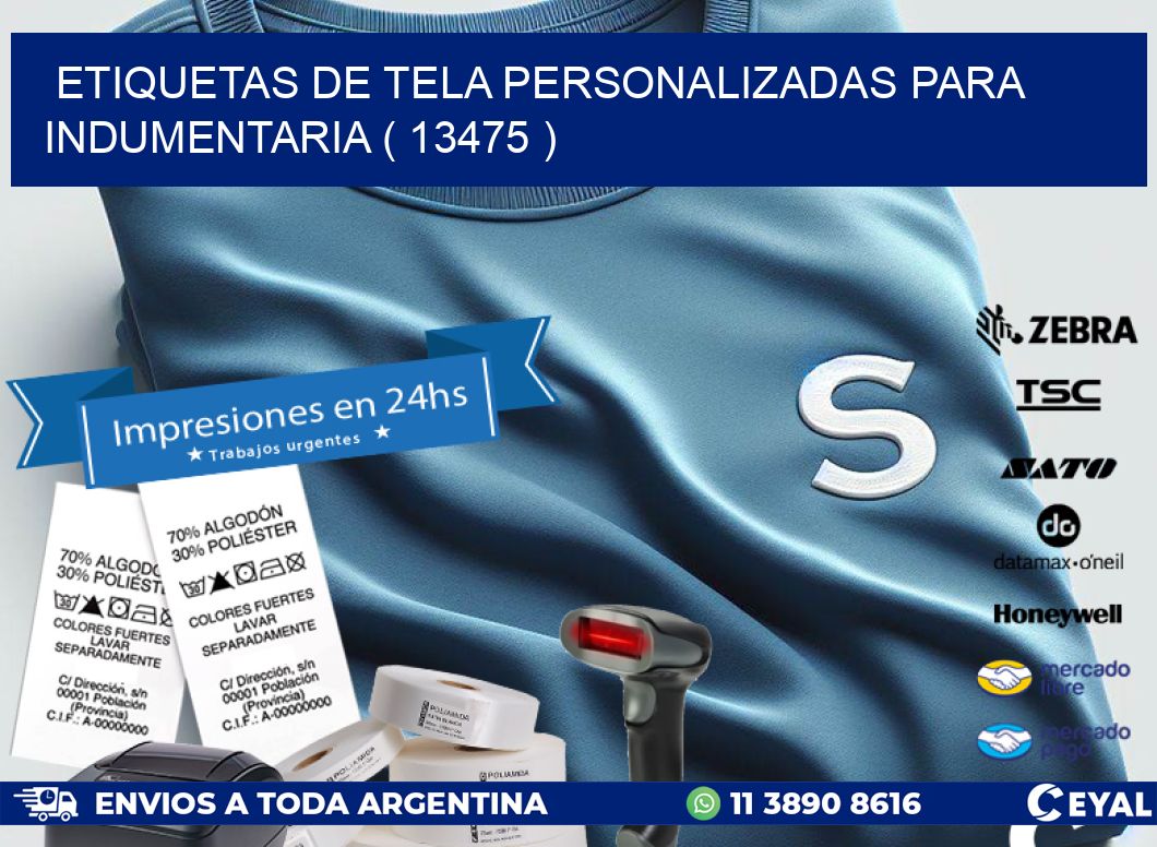 ETIQUETAS DE TELA PERSONALIZADAS PARA INDUMENTARIA ( 13475 )