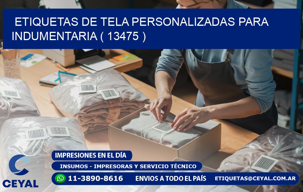 ETIQUETAS DE TELA PERSONALIZADAS PARA INDUMENTARIA ( 13475 )