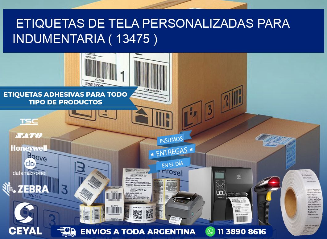 ETIQUETAS DE TELA PERSONALIZADAS PARA INDUMENTARIA ( 13475 )