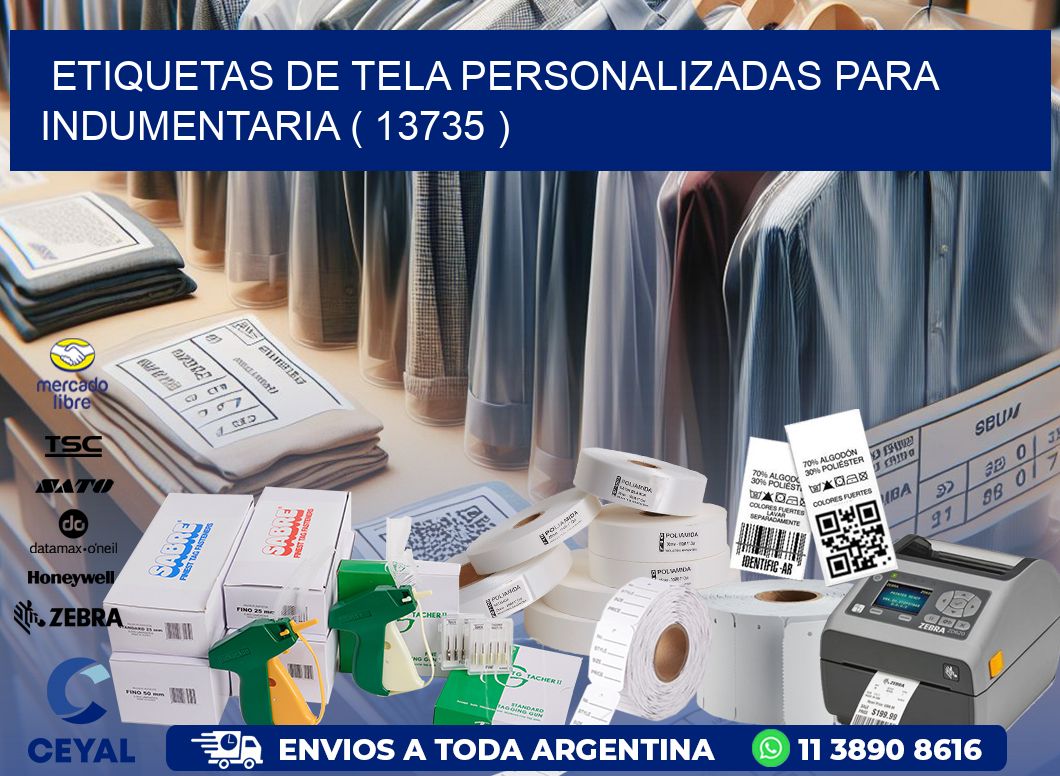 ETIQUETAS DE TELA PERSONALIZADAS PARA INDUMENTARIA ( 13735 )