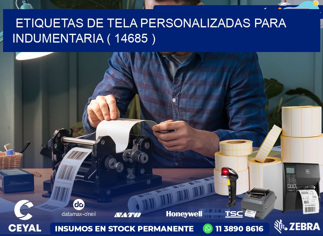 ETIQUETAS DE TELA PERSONALIZADAS PARA INDUMENTARIA ( 14685 )